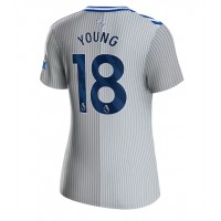 Everton Ashley Young #18 Kolmaspaita Naiset 2023-24 Lyhythihainen
